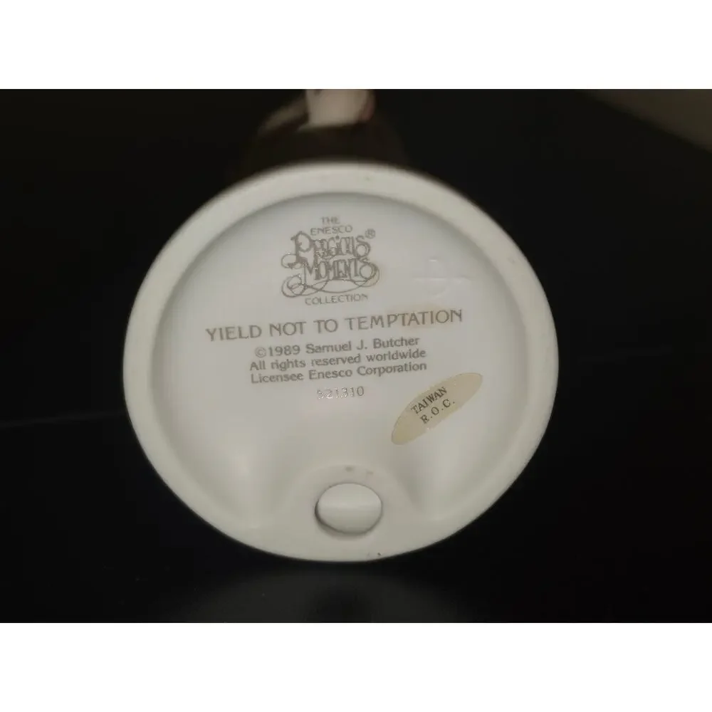 Precious Moments Enesco 521310 “Yield Not‎ To Temptation” Figurine w Box